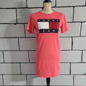 BUNDLE SALE! Tommy Hilfiger Coral Logo Mini Dress Sz XXS